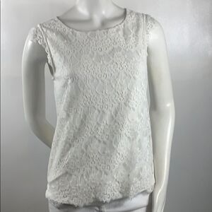 3FOR$20 7TH Avenue White Blouse Size : S